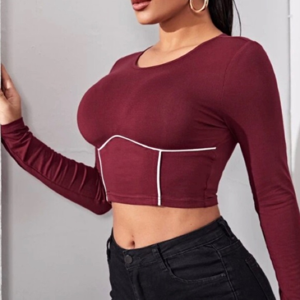 Long Sleeve Crop Top